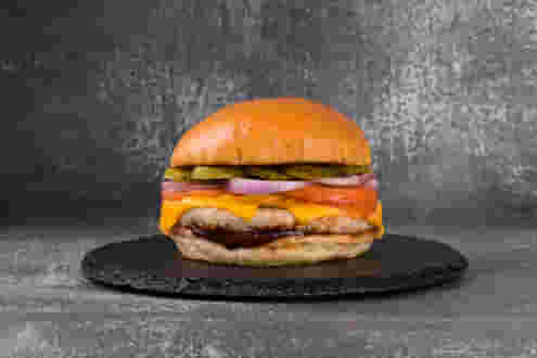 Dish BBQ chicken burger menu Cookino BBQ chicken burger menu Cookino