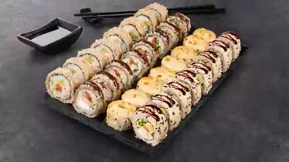 Dish Sushi Box Chiken Mix 32 pc menu Sushi Master Sushi Box Chiken Mix 32 pc menu Sushi Master