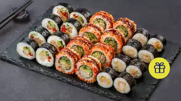 Dish Sushi Box Ebi Mix 24 pc menu Sushi Master Sushi Box Ebi Mix 24 pc menu Sushi Master