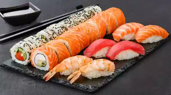 Dish Sushi Box Mega Fish 22 pc menu Sushi Master Sushi Box Mega Fish 22 pc menu Sushi Master