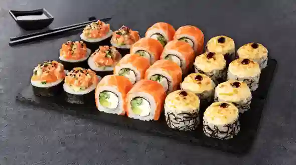 Dish Sushi Box Popular 22 pc menu Sushi Master Sushi Box Popular 22 pc menu Sushi Master