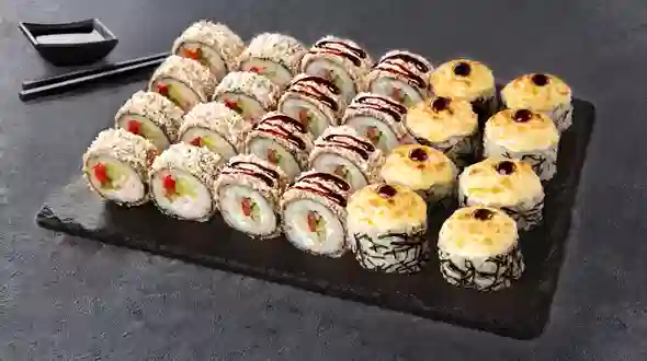 Dish Sushi Box Tempura Mix 24 pc menu Sushi Master Sushi Box Tempura Mix 24 pc menu Sushi Master