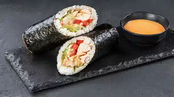 Dish Sushi burrito with chicken menu Sushi Master Sushi burrito with chicken menu Sushi Master