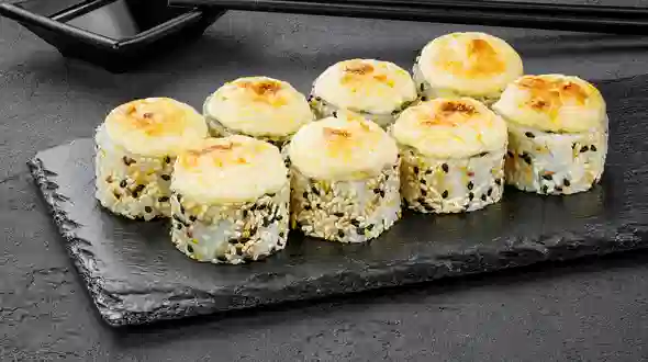 Dish Baked roll with crab mix menu Sushi Master Baked roll with crab mix menu Sushi Master