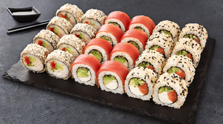 Dish Sushi Box Beach party 24 pcs menu Cookino Sushi Box Beach party 24 pcs menu Cookino