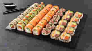 Dish Sushi Box Blackbox Deluxe 48 pcs menu Cookino Sushi Box Blackbox Deluxe 48 pcs menu Cookino