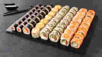 Dish Sushi Box California Dream 64 pcs menu Cookino Sushi Box California Dream 64 pcs menu Cookino