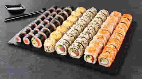 Dish Sushi Box California Dream 64 pcs menu Cookino Sushi Box California Dream 64 pcs menu Cookino