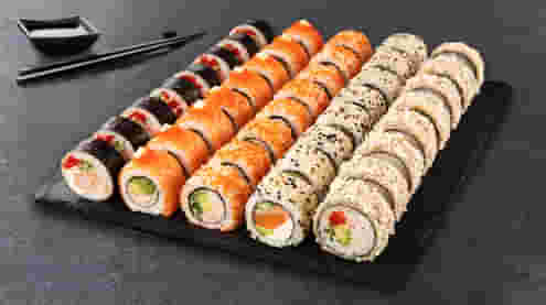 Dish Sushi Box Deluxe 40 pcs menu Cookino Sushi Box Deluxe 40 pcs menu Cookino