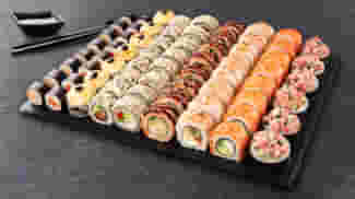 Dish Sushi Box Family 70 pcs menu Cookino Sushi Box Family 70 pcs menu Cookino