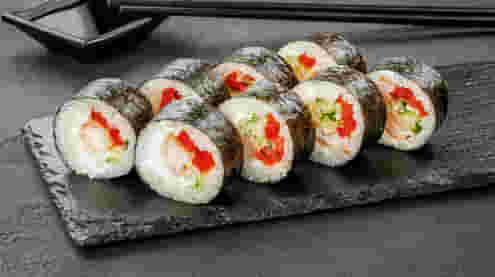 Dish Futomaki roll with tempura shrimp menu Cookino Futomaki roll with tempura shrimp menu Cookino