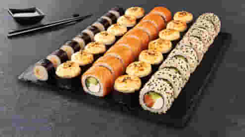 Dish Sushi Box Hokku 40 pcs menu Cookino Sushi Box Hokku 40 pcs menu Cookino