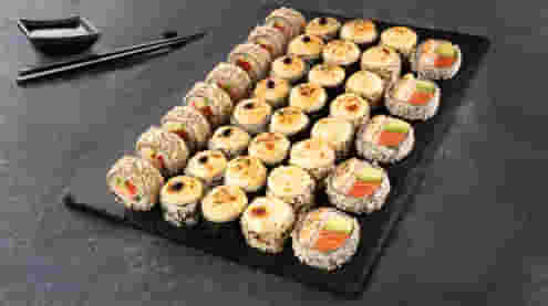 Dish Sushi Box Hot 37 pcs menu Cookino Sushi Box Hot 37 pcs menu Cookino