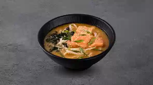 Dish Miso soup with salmon menu Sushi Master Miso soup with salmon menu Sushi Master