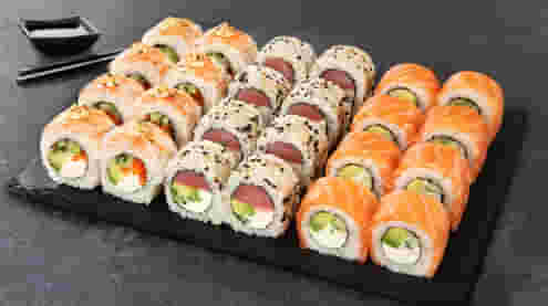 Dish Sushi Box Philadelphia 24 pcs menu Cookino Sushi Box Philadelphia 24 pcs menu Cookino