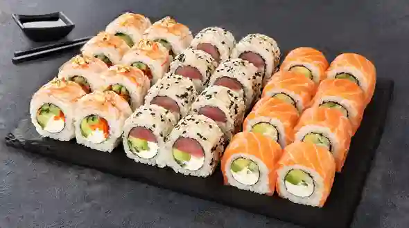 Dish Sushi Box Philadelphia 24 pcs menu Sushi Master Sushi Box Philadelphia 24 pcs menu Sushi Master