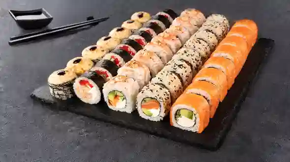 Dish Sushi Box Philadelphia 40 pcs menu Sushi Master Sushi Box Philadelphia 40 pcs menu Sushi Master