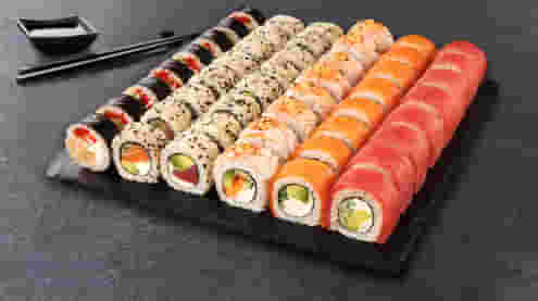 Dish Sushi Box Philadelphia 48 pcs menu Cookino Sushi Box Philadelphia 48 pcs menu Cookino