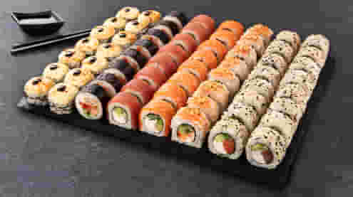 Dish Sushi Box Philadelphia 64 pcs menu Cookino Sushi Box Philadelphia 64 pcs menu Cookino