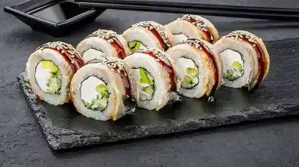 Dish Philadelphia roll with eel menu Sushi Master Philadelphia roll with eel menu Sushi Master