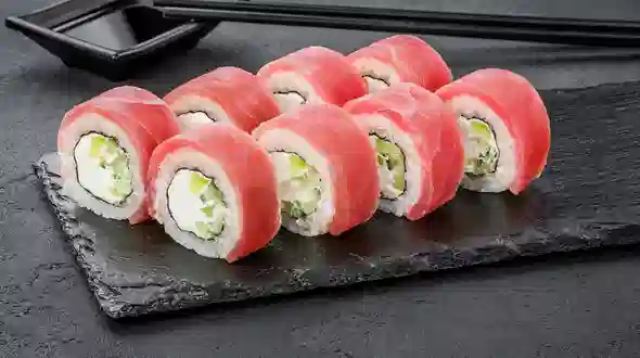 Dish Philadelphia roll with tuna menu Sushi Master Philadelphia roll with tuna menu Sushi Master