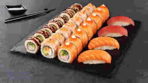 Dish Sushi Box Premium 28 pcs menu Cookino Sushi Box Premium 28 pcs menu Cookino
