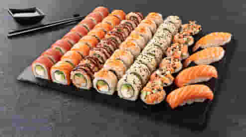 Dish Sushi Box Premium 50 pcs menu Cookino Sushi Box Premium 50 pcs menu Cookino