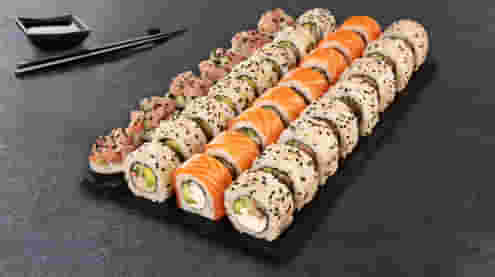 Dish Sushi Box Sakura 30 pcs menu Cookino Sushi Box Sakura 30 pcs menu Cookino