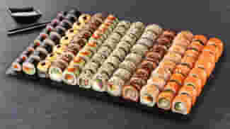 Dish Sushi Box Sumo Sushi 96 pcs menu Cookino Sushi Box Sumo Sushi 96 pcs menu Cookino
