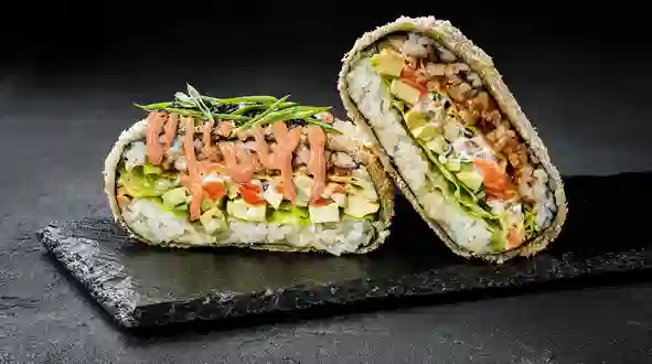Dish Sushi burger with salmon (Spicy) menu Sushi Master Sushi burger with salmon (Spicy) menu Sushi Master
