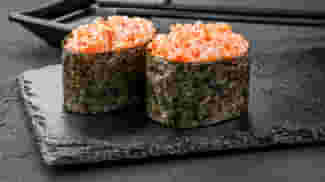 Dish Sushi gunkan salmon menu Cookino Sushi gunkan salmon menu Cookino