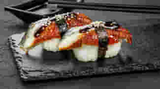 Dish Sushi nigiri with eel menu Cookino Sushi nigiri with eel menu Cookino