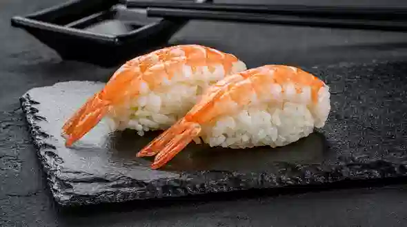Dish Sushi nigiri with shrimp menu Sushi Master Sushi nigiri with shrimp menu Sushi Master