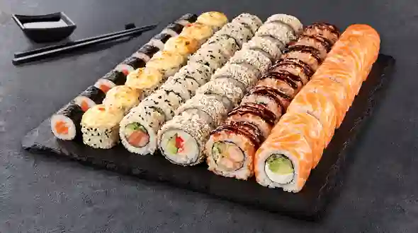 Dish Sushi Box Royal 48 pcs menu Sushi Master Sushi Box Royal 48 pcs menu Sushi Master