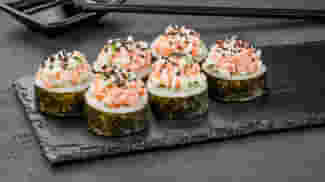 Dish Felix roll with smoked salmon menu Cookino Felix roll with smoked salmon menu Cookino