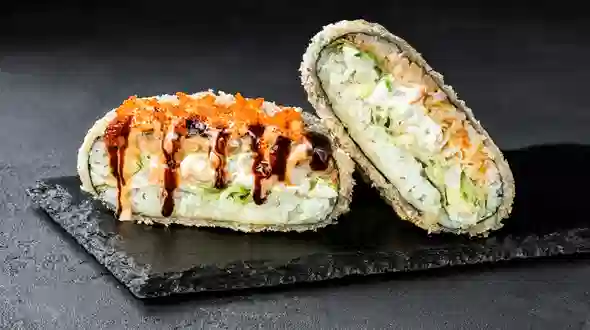 Dish Sushi burger with shrimp menu Sushi Master Sushi burger with shrimp menu Sushi Master