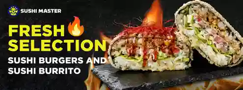 Meet our fresh selections: Sushi Burgers and Sushi Burritos🔥