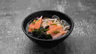 Dish Suimono soup with salmon WE menu Cookino Suimono soup with salmon WE menu Cookino