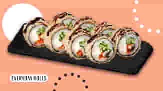 Dish Tempura roll with eel menu Cookino Tempura roll with eel menu Cookino