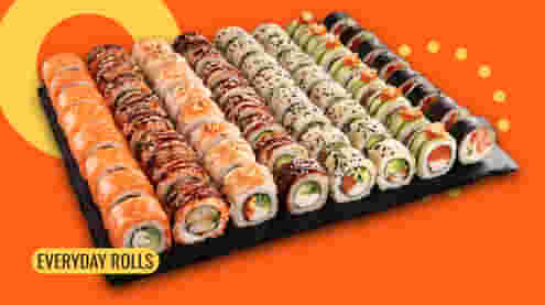 Dish Sushi Box All Inclusive 64 pcs menu Cookino Sushi Box All Inclusive 64 pcs menu Cookino