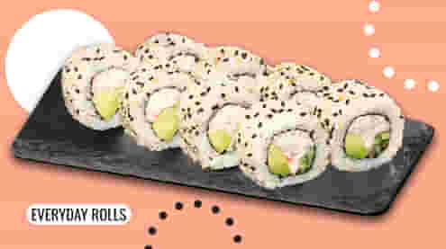 Dish California roll with a crab mix in sesame menu Cookino California roll with a crab mix in sesame menu Cookino