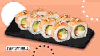 Dish Philadelphia roll with shrimp (spicy) menu Cookino Philadelphia roll with shrimp (spicy) menu Cookino