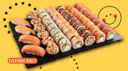 Dish Sushi Box Premium 50 pcs menu Cookino Sushi Box Premium 50 pcs menu Cookino