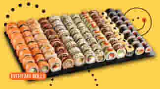 Dish Sushi Box Sumo Sushi 96 pcs menu Cookino Sushi Box Sumo Sushi 96 pcs menu Cookino