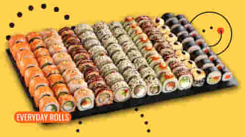 Dish Sushi Box Sumo Sushi 96 pcs menu Cookino Sushi Box Sumo Sushi 96 pcs menu Cookino