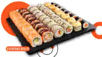 Dish Sushi Box Secrets of Kyoto 48 pcs menu Cookino Sushi Box Secrets of Kyoto 48 pcs menu Cookino